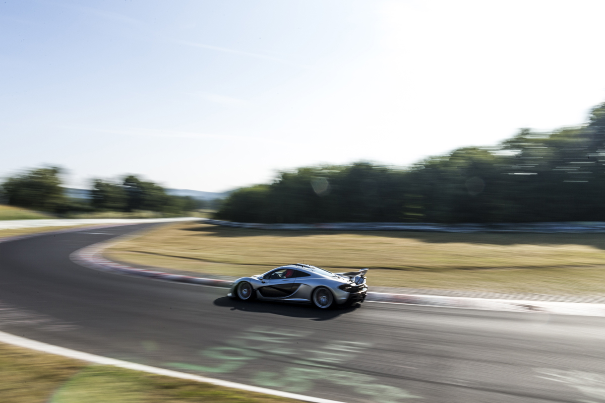 McLaren P1 at the Nurburgring