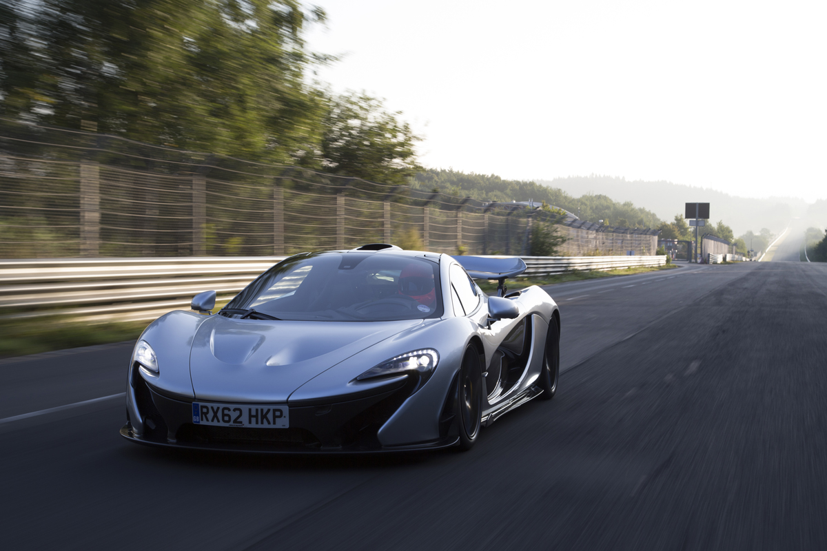 McLaren P1 at the Nurburgring