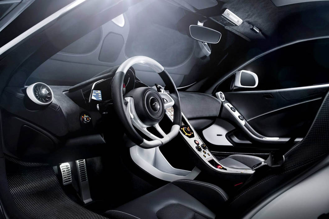 McLaren 12C MSO Concept white and black interior