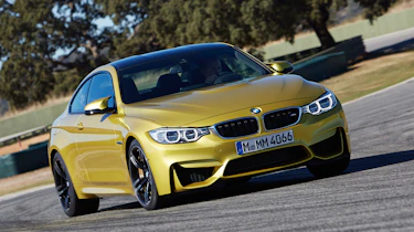New BMW M4 yellow front