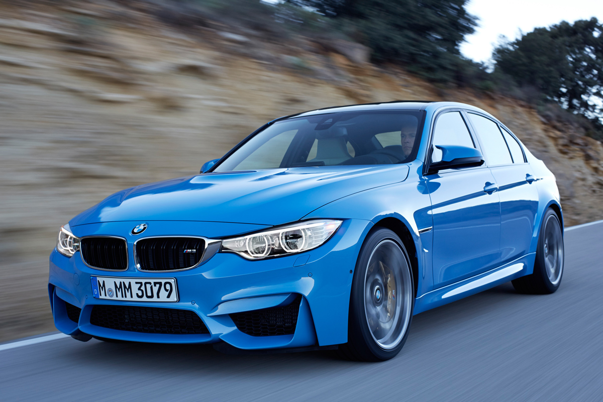 New BMW M3 blue