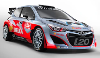 Hyundai launches i20 WRC car