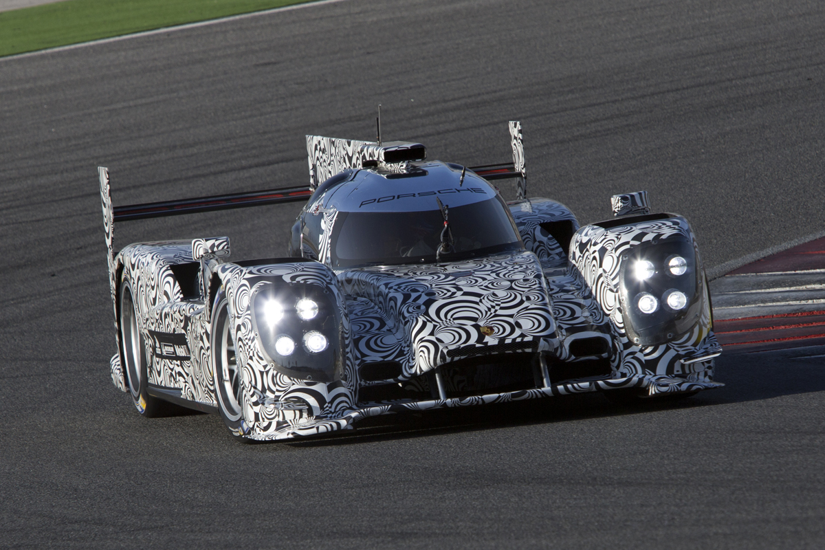 Porsche 2014 LMP1 Le Mans car testing