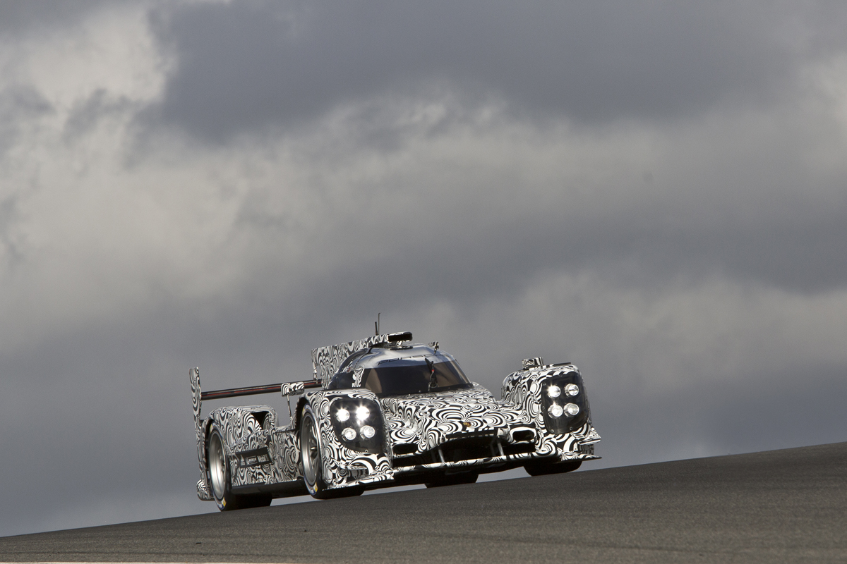 Porsche 2014 LMP1 Le Mans car testing