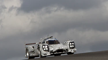 Porsche 2014 LMP1 Le Mans car testing