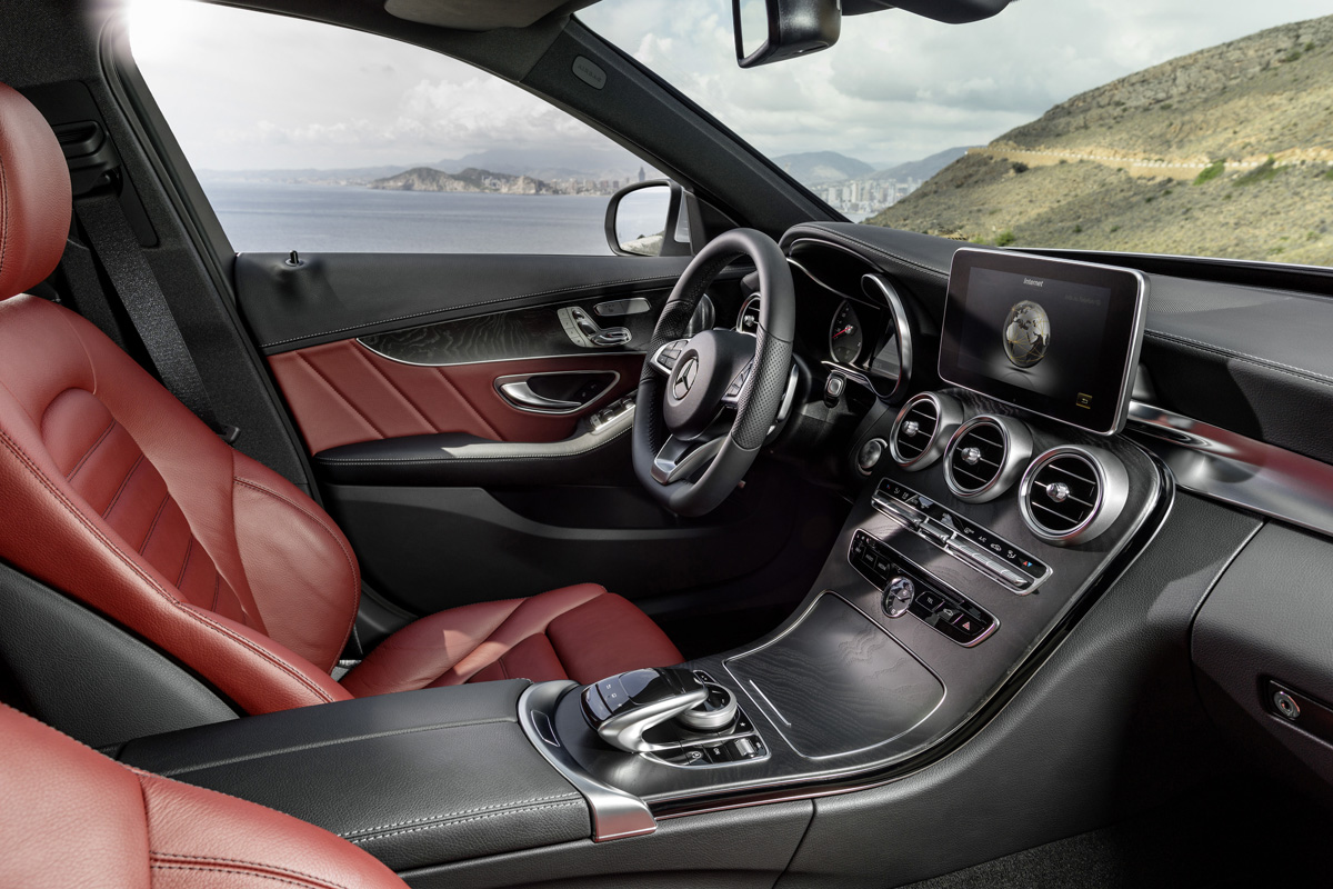 Mercedes C-class interior