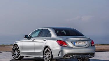Mercedes C-class saloon rear