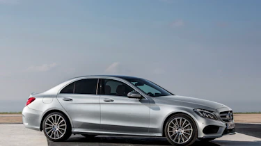 Mercedes C-class saloon side profile
