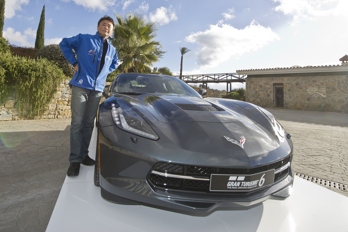 Gran Turismo creator Kazunori Yamauchi Corvette Stingray