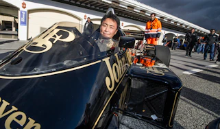 Gran Turismo creator Kazunori Yamauchi Lotus F1 car