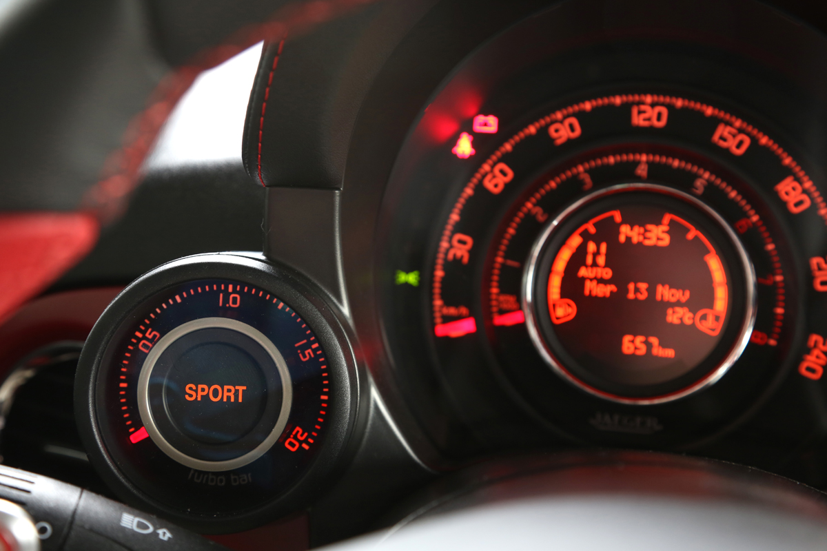 Abarth 595 50th Anniversary dials boost gauge