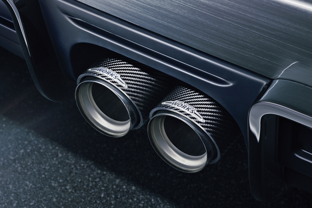 New Mini John Cooper Works Concept carbon exhaust surround