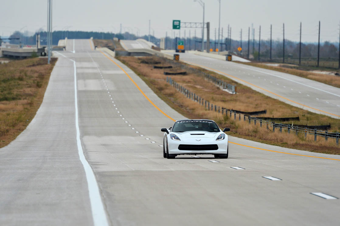 Corvette Stingray Hennessey 200mph Grand Parkway