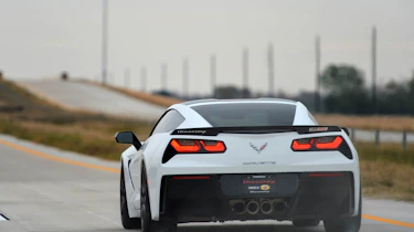 Corvette Stingray Hennessey speed run