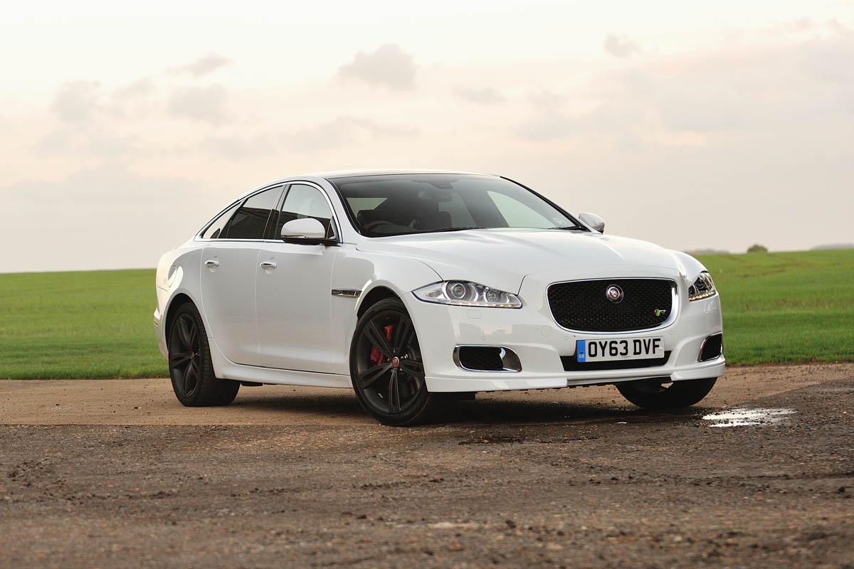 Jaguar XJR white front