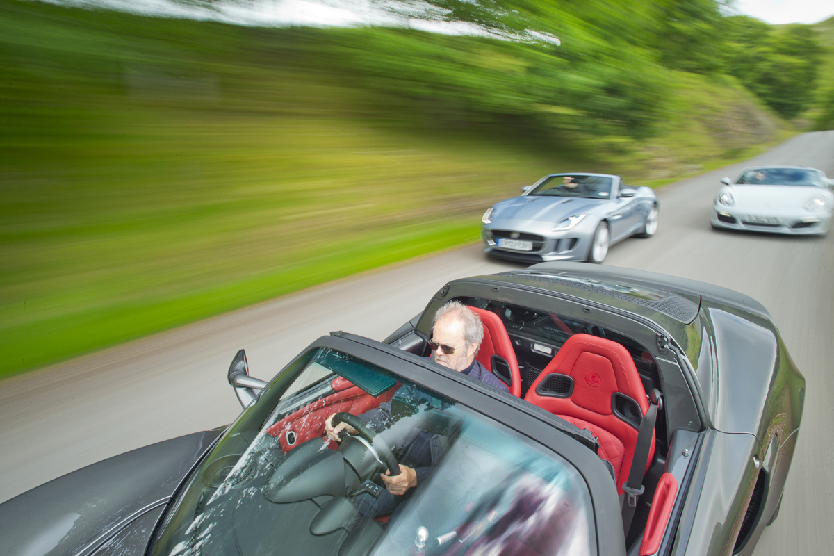Lotus Exige S Roadster roof off