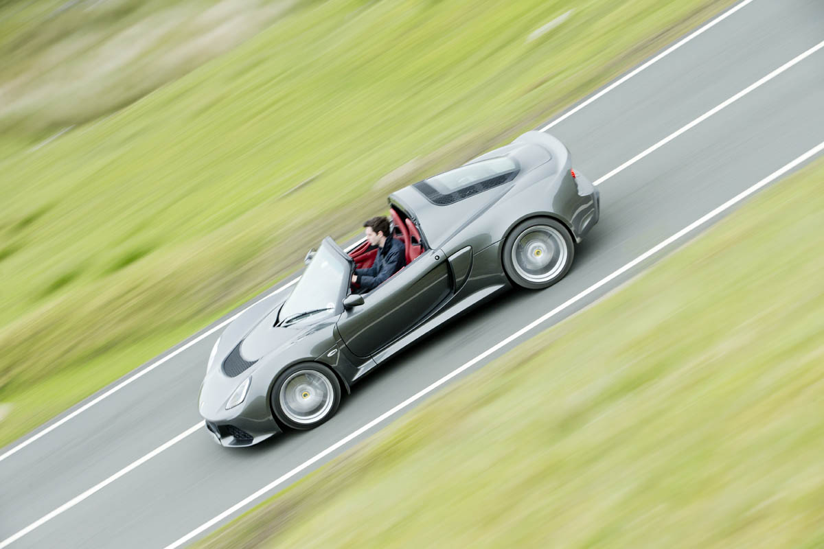 Lotus Exige S Roadster grey side profile
