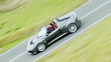 Lotus Exige S Roadster grey side profile