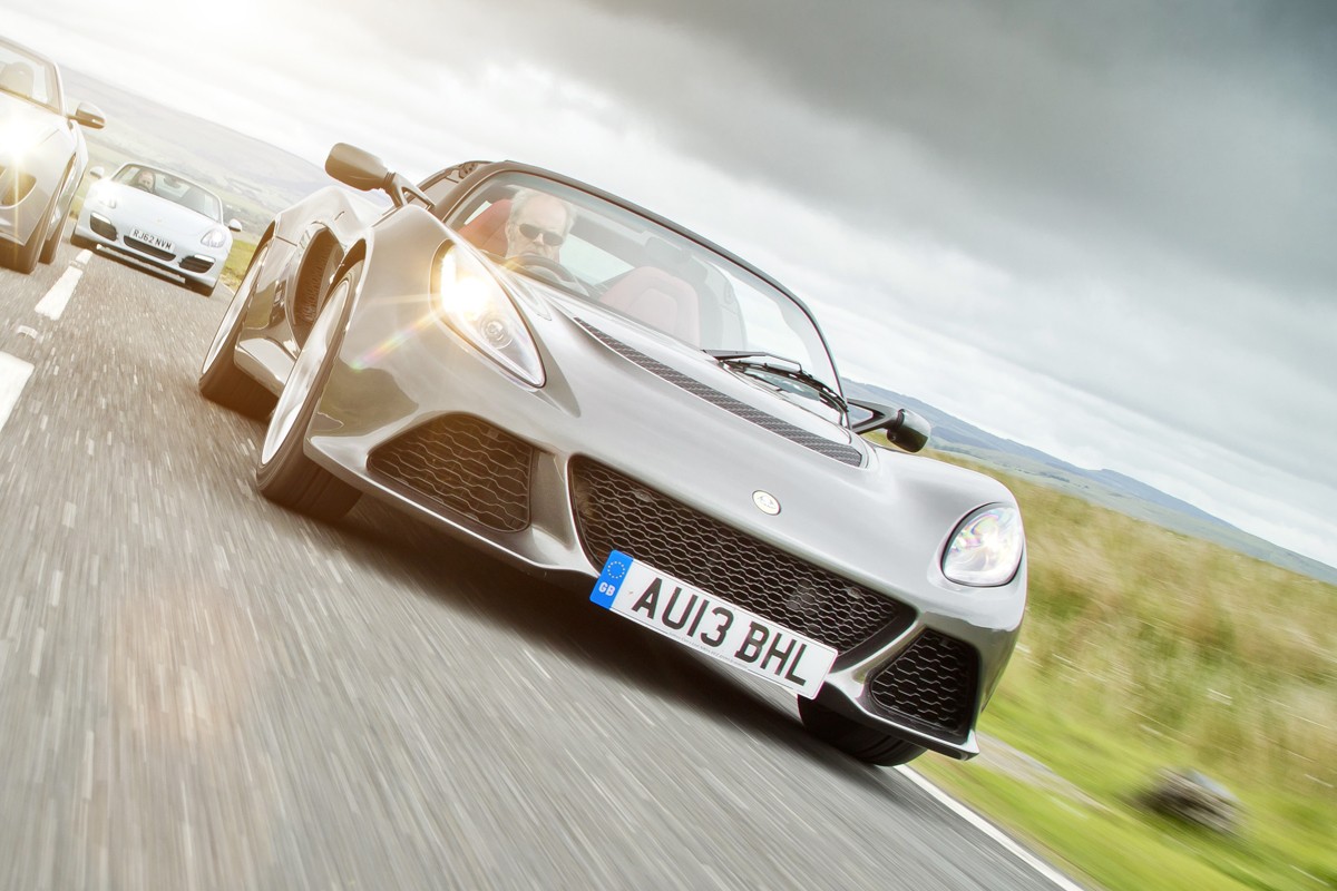 Lotus Exige S Roadster grey front