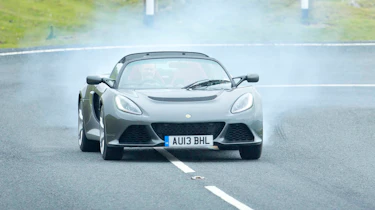 Lotus Exige S Roadster sideways drift