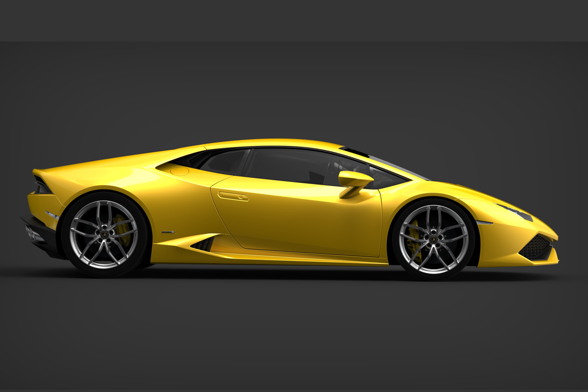 Lamborghini Huracan LP610-4 side profile