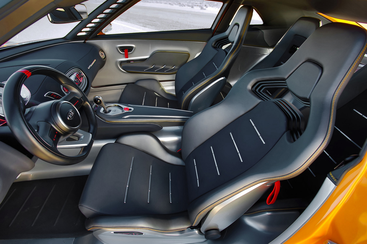 Kia GT4 Stinger concept car interior