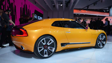 Kia GT4 Stinger concept car live detroit show pics