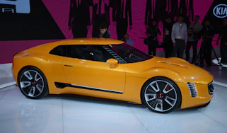 Kia GT4 Stinger concept car live detroit show pics