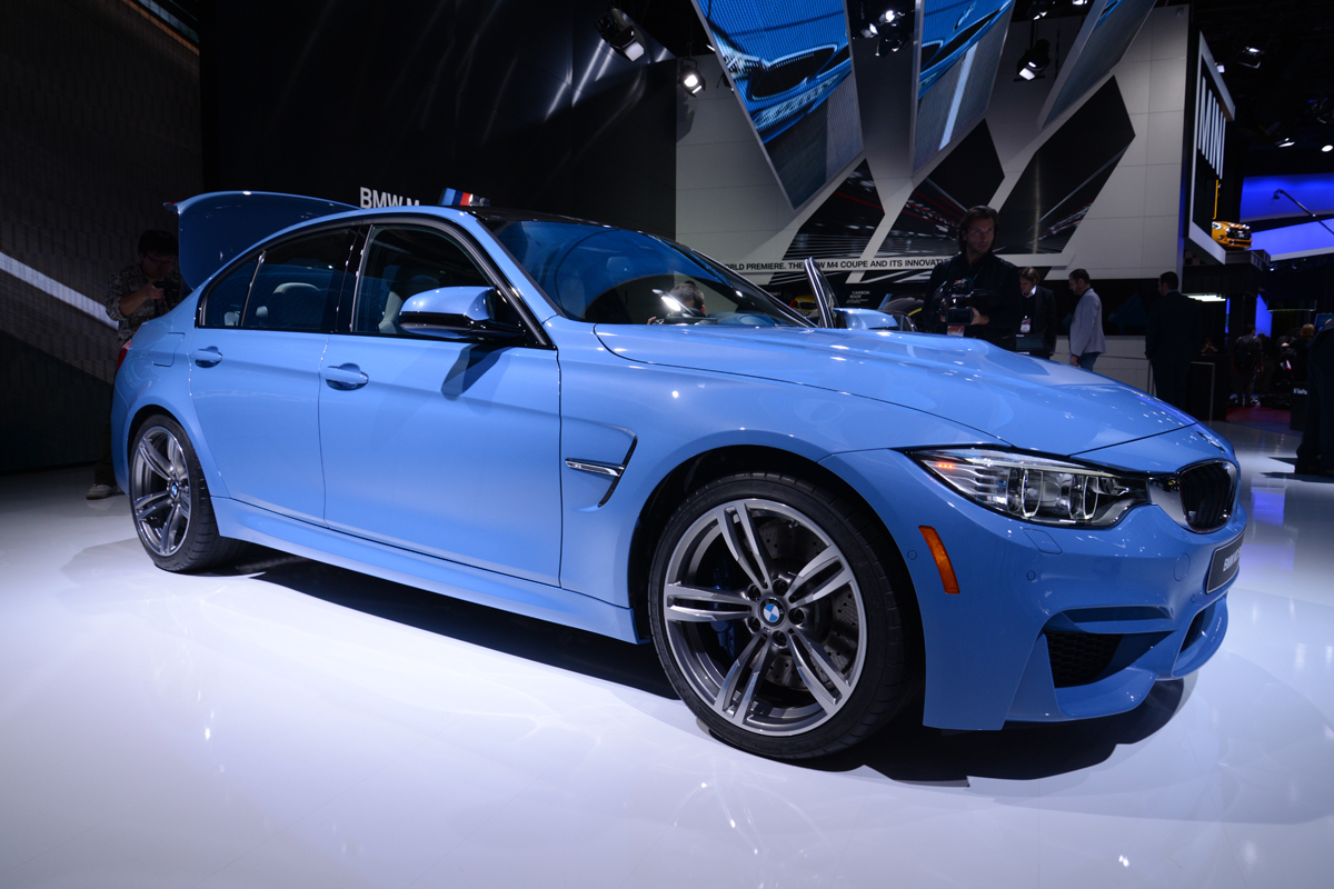 BMW M3 and M4 at the Detroit motor show