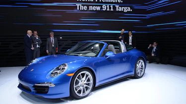 Porsche 911 Targa 4 Detroit show pictures