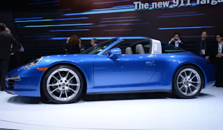 Porsche 911 Targa 4 Detroit show pictures