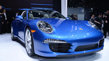 Porsche 911 Targa 4 Detroit show pictures