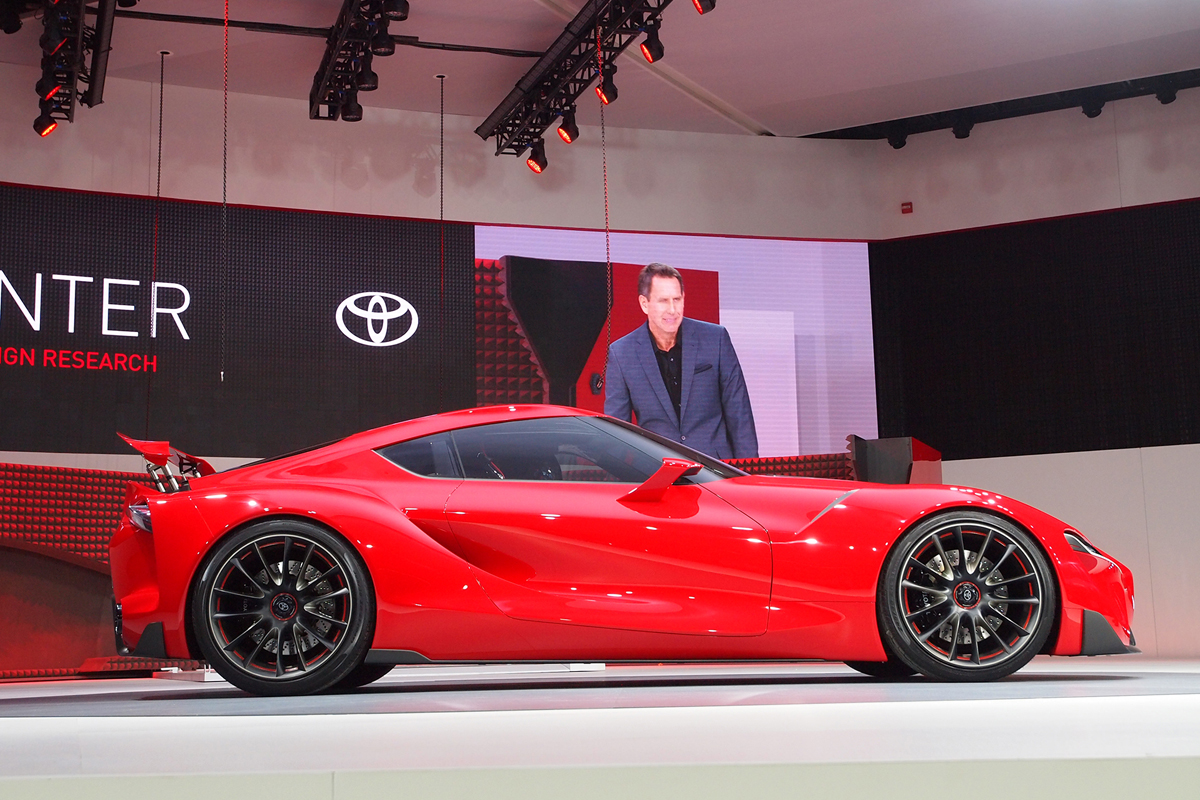Toyota FT-1 'new Supra' concept Detroit show pictures