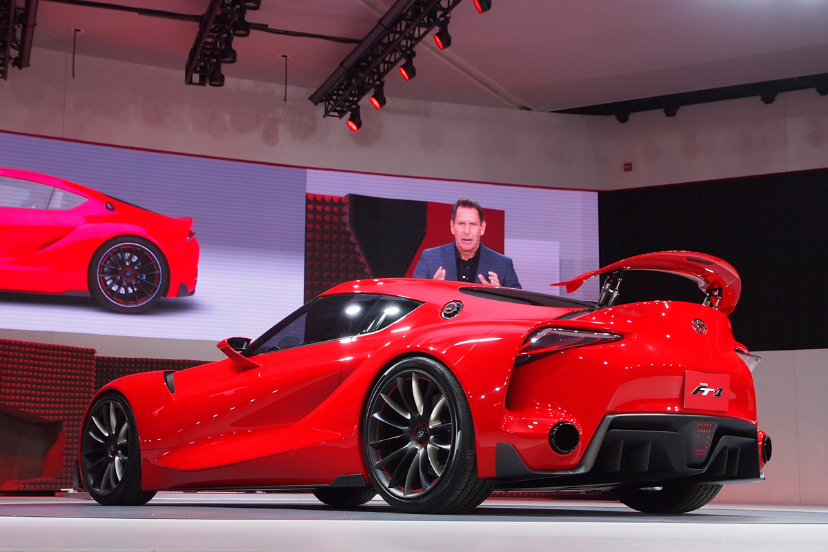 Toyota FT-1 'new Supra' concept Detroit show pictures