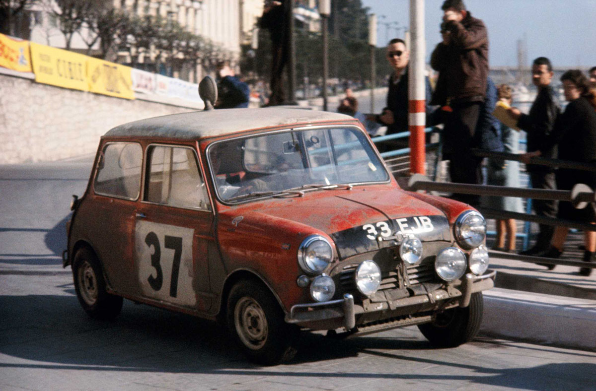 Mini Cooper at the Monte Carlo Rally: 50th anniversary