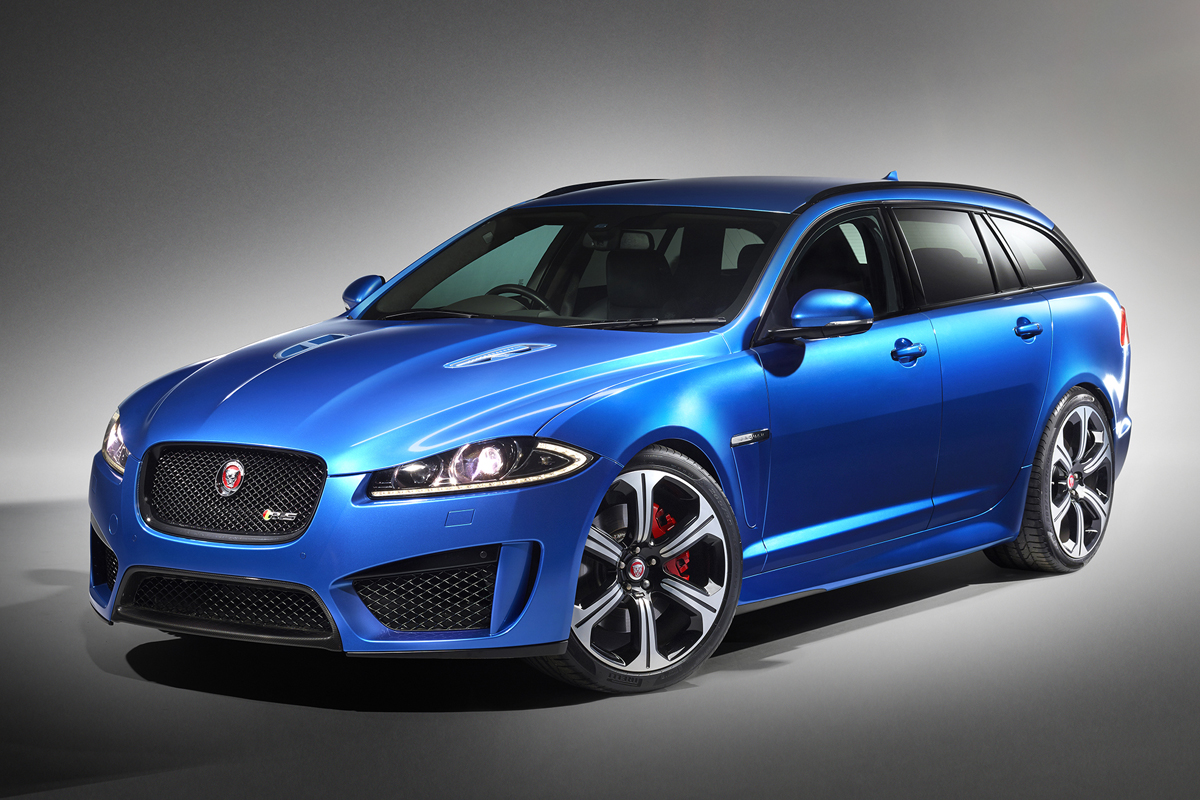 Jaguar XFR-S Sportbrake front studio shot