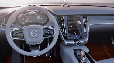 Volvo Concept Estate interior touch screen