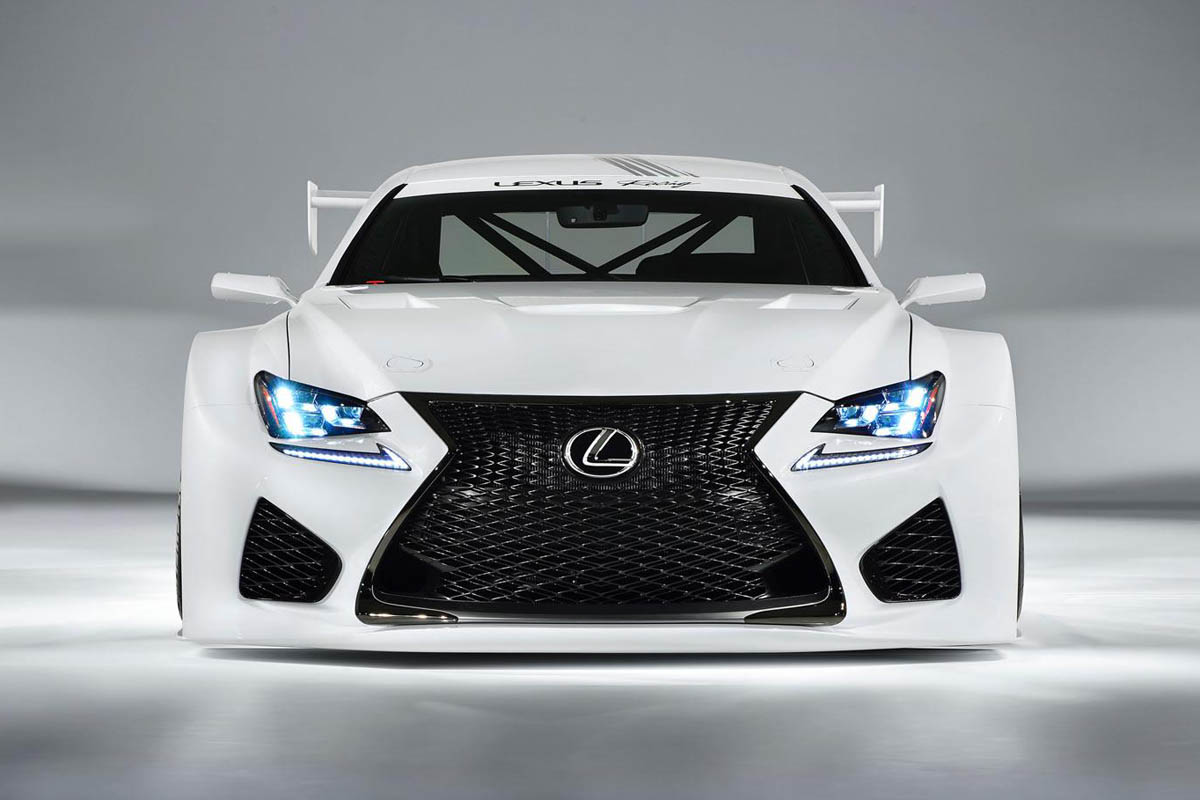 Lexus RC-F GT3 racing car front grille
