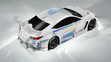 Lexus RC-F GT3 racing car rear view