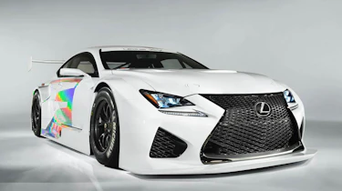 Lexus RC-F GT3 racing car front view