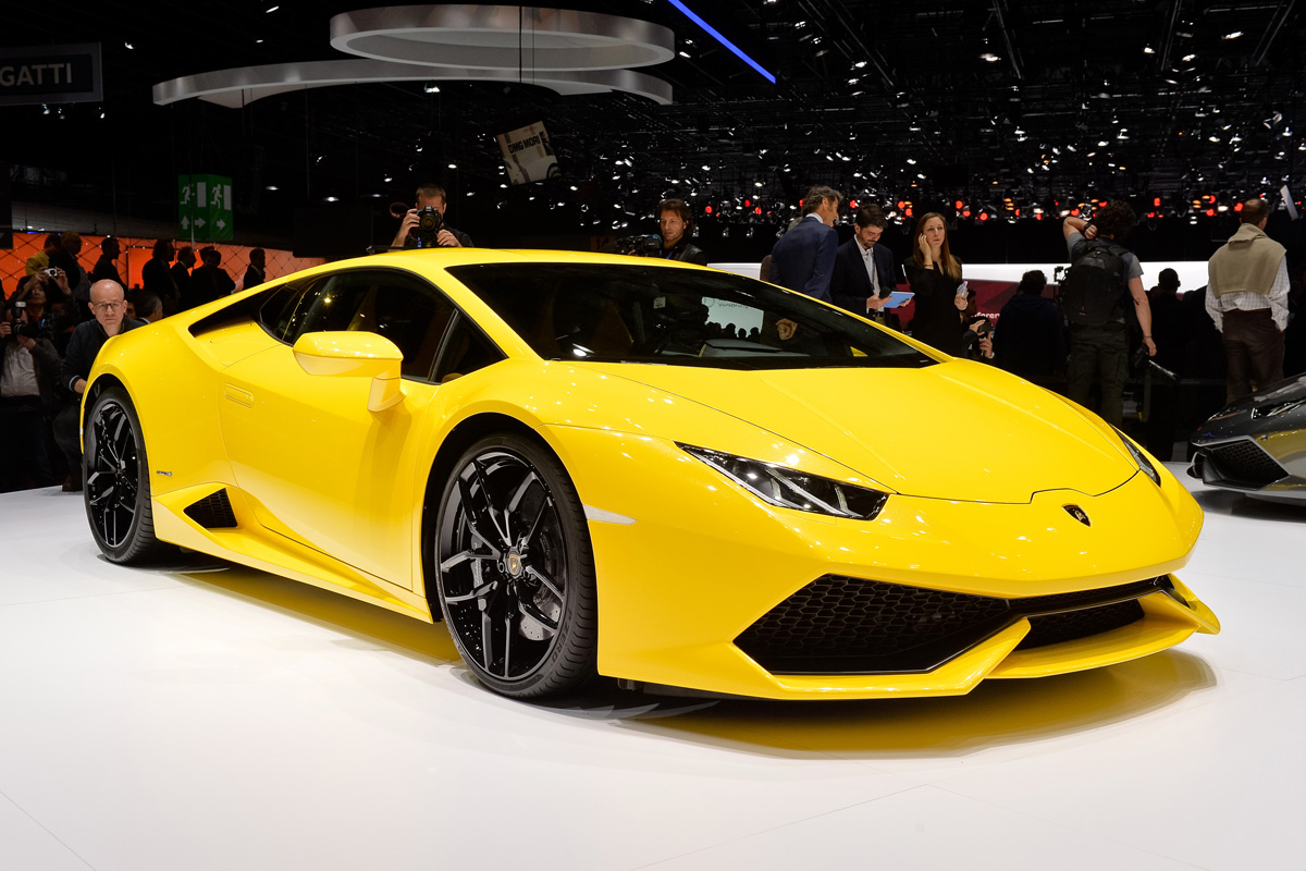 Lamborghini Huracan at the Geneva motor show