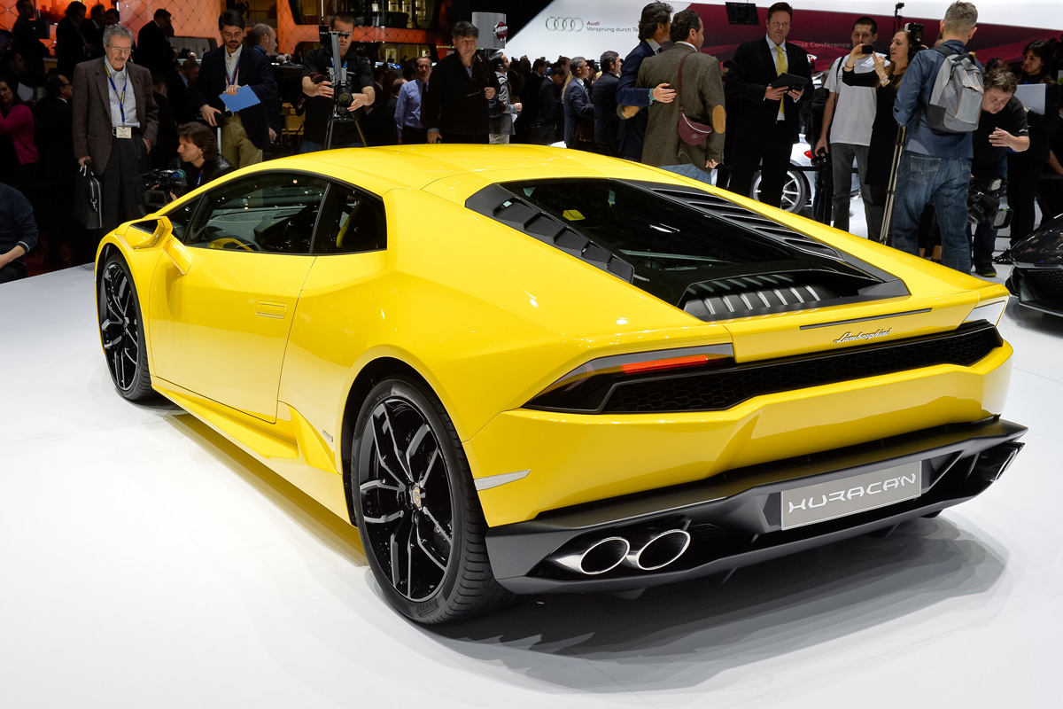 Lamborghini Huracan at the Geneva motor show