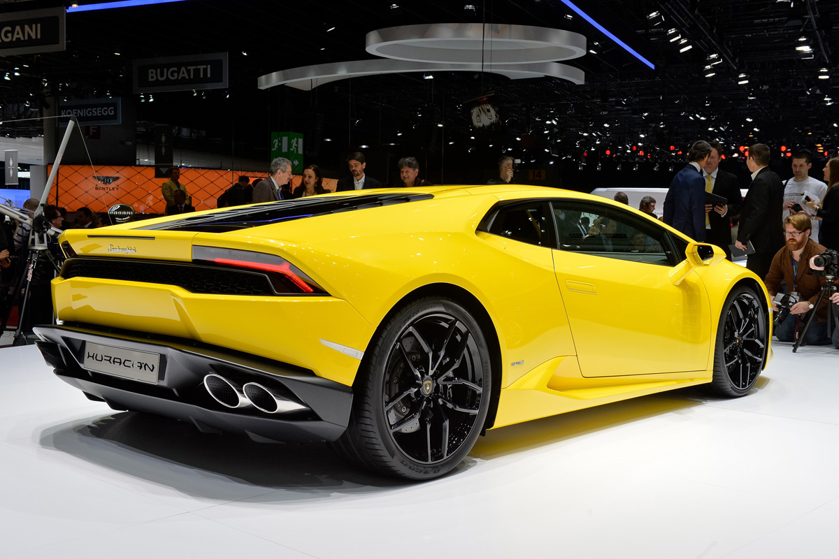 Lamborghini Huracan at the Geneva motor show