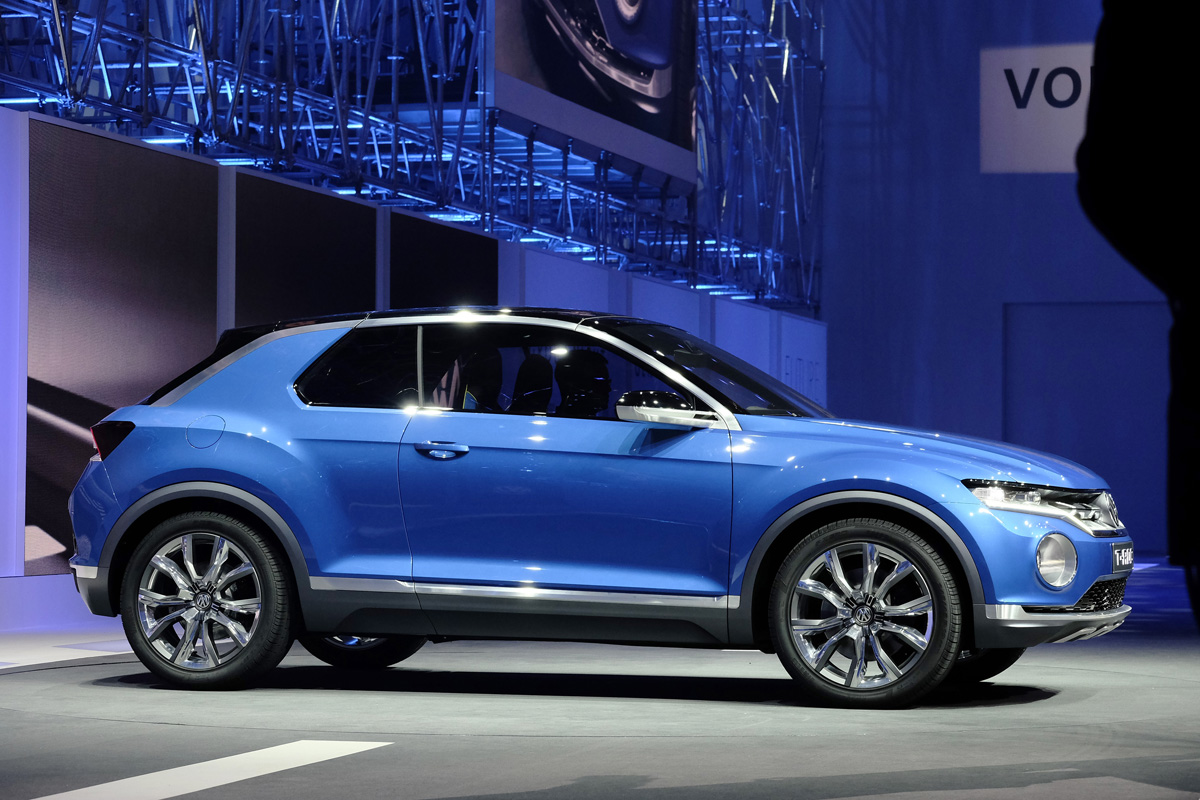 Volkswagen T-Roc concept shown at Geneva