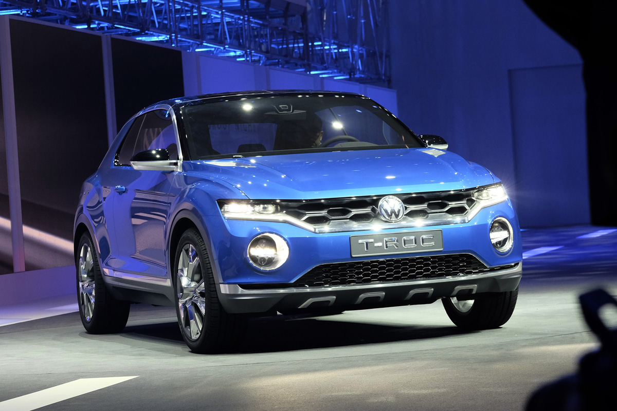 Volkswagen T-Roc concept shown at Geneva