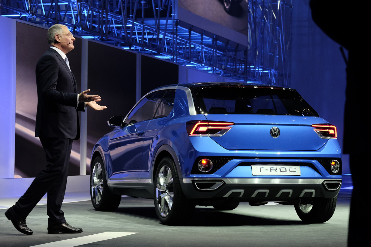 Volkswagen T-Roc concept shown at Geneva