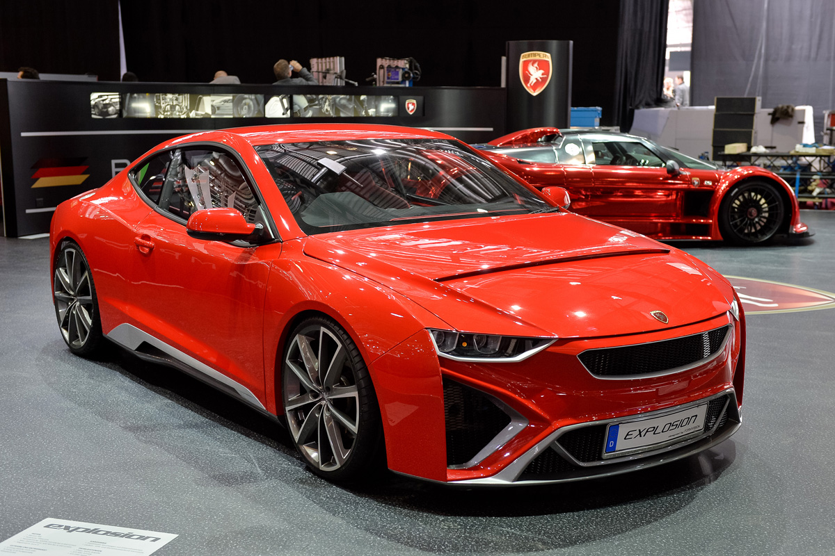 Gumpert Explosion at the Geneva motor show 2014