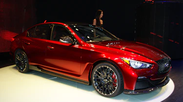 Infiniti Q50 Eau Rouge engine details: Geneva 2014