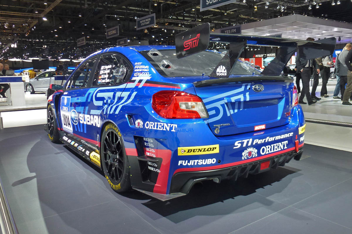 Subaru WRX STI NBR Challenge 2014: rear