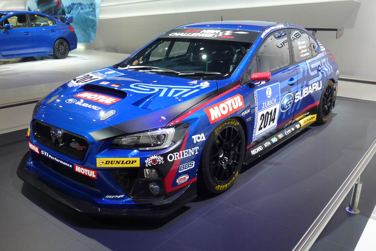 Subaru WRX STI NBR Challenge 2014: front